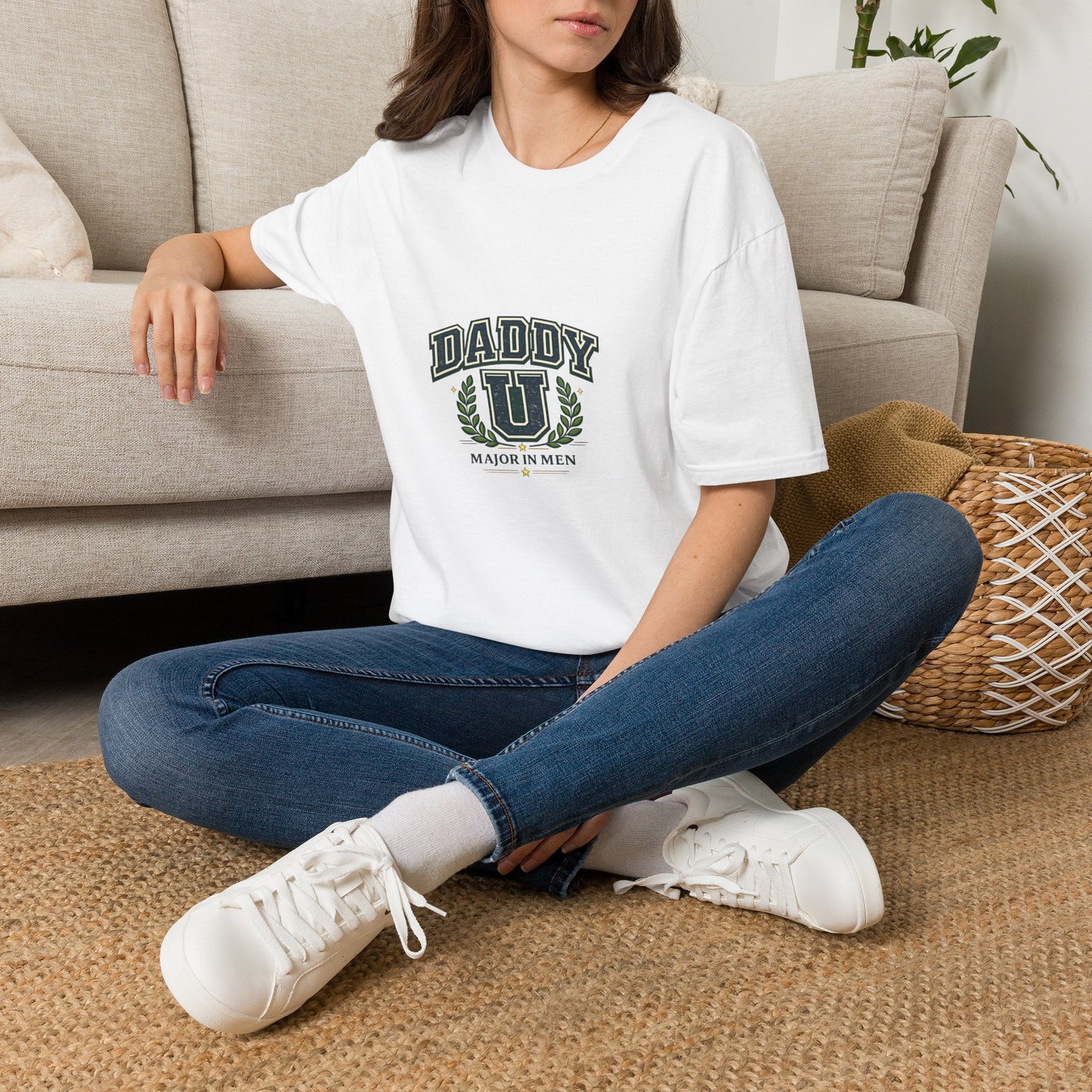 Daddy U College-Style T-Shirt – "Daddy U" Vintage Varsity Tee