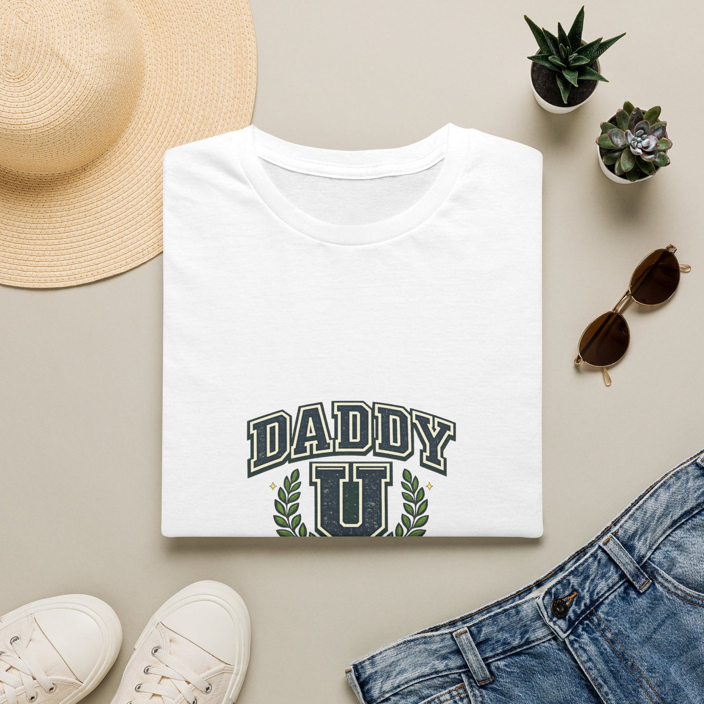 Daddy U College-Style T-Shirt – "Daddy U" Vintage Varsity Tee